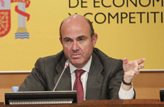 Luis de Guindos, ministro de Economía y Competitividad