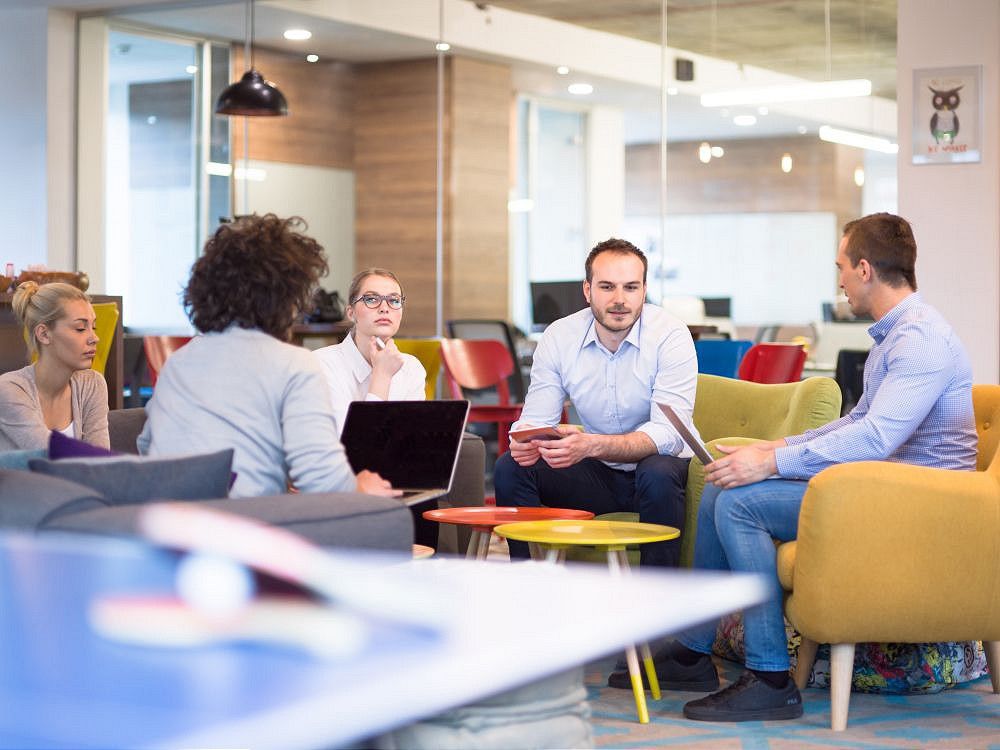 Empleados de una empresa
