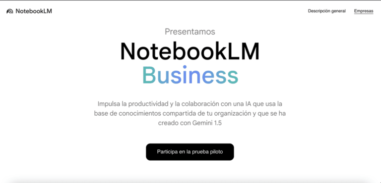 Notebook LM productividad empresas