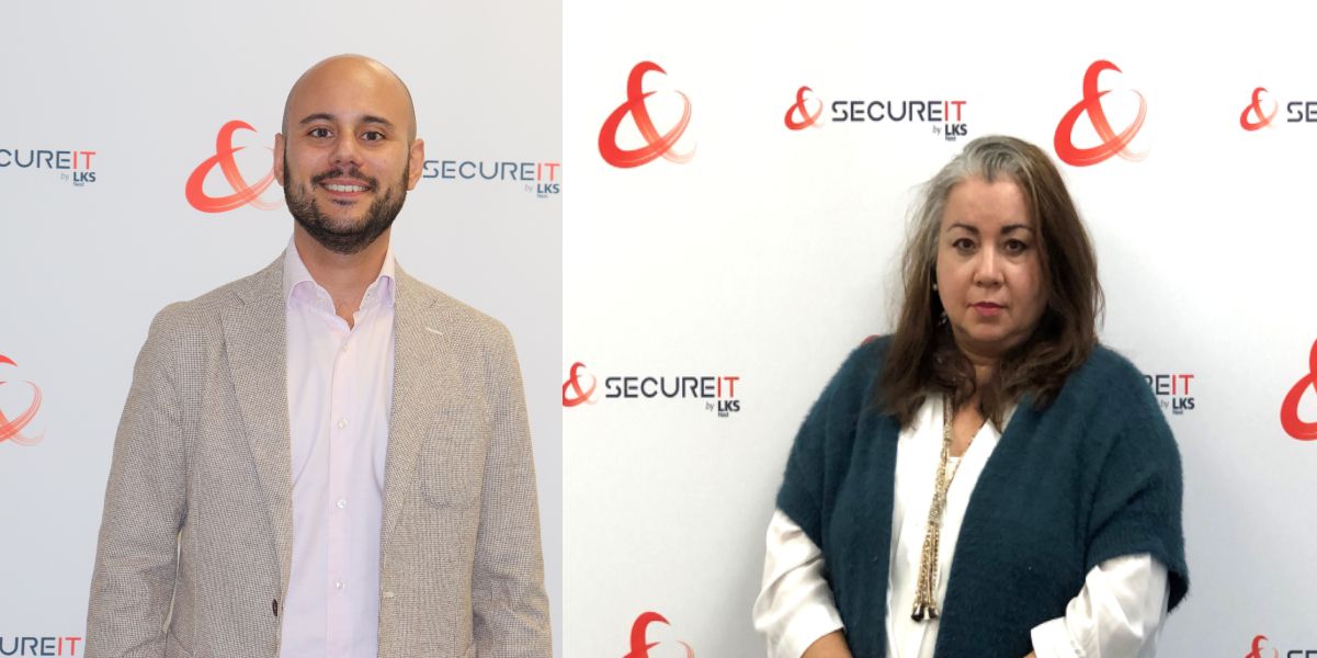 Juan Manuel Valiente, responsable del Área Jurídica de Secure&IT, y Natalia Patiño, consultora Legal TIC de Secure&IT