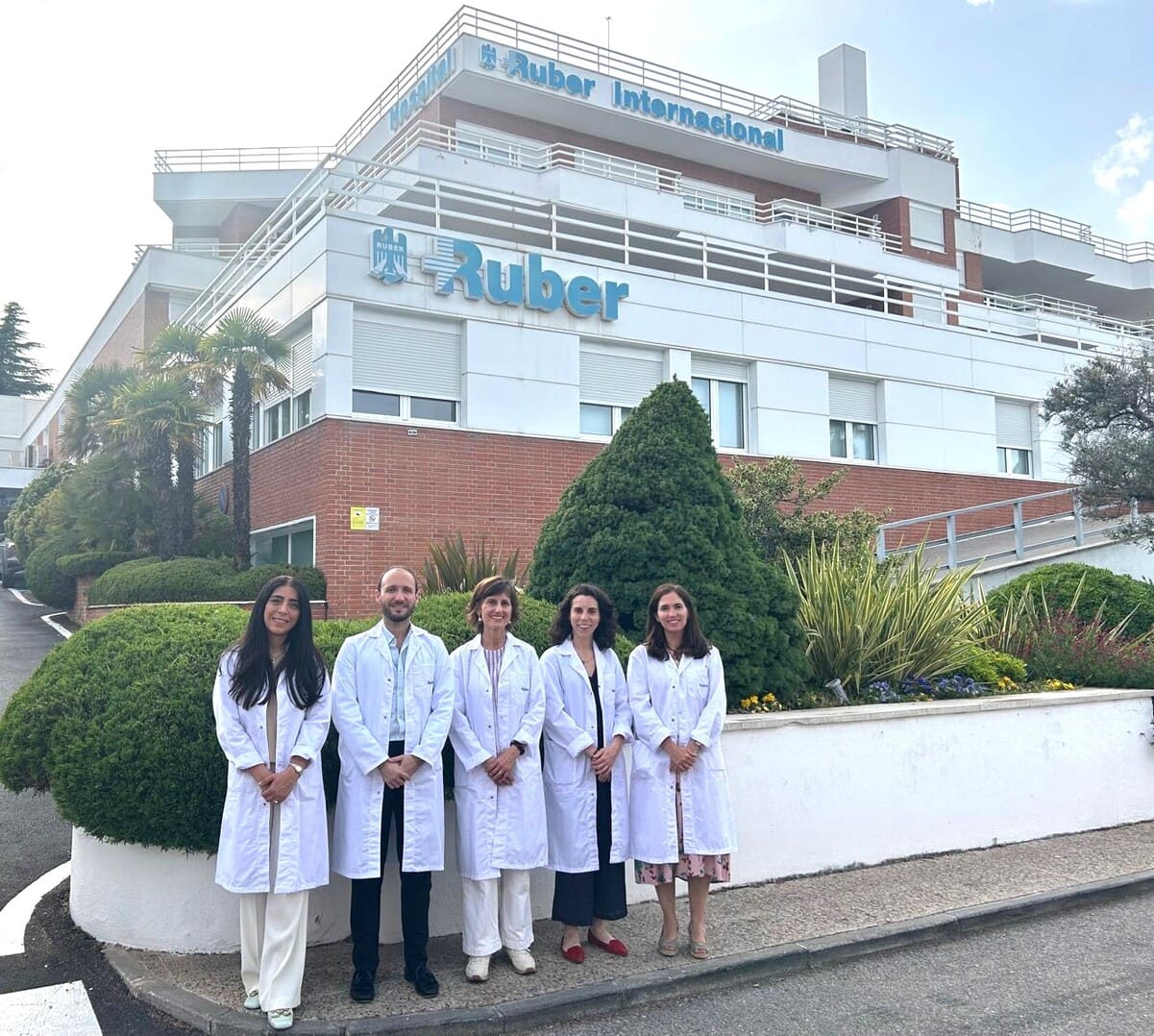 Equipo médico del Servicio de Hematología del Hospital Ruber Internacional