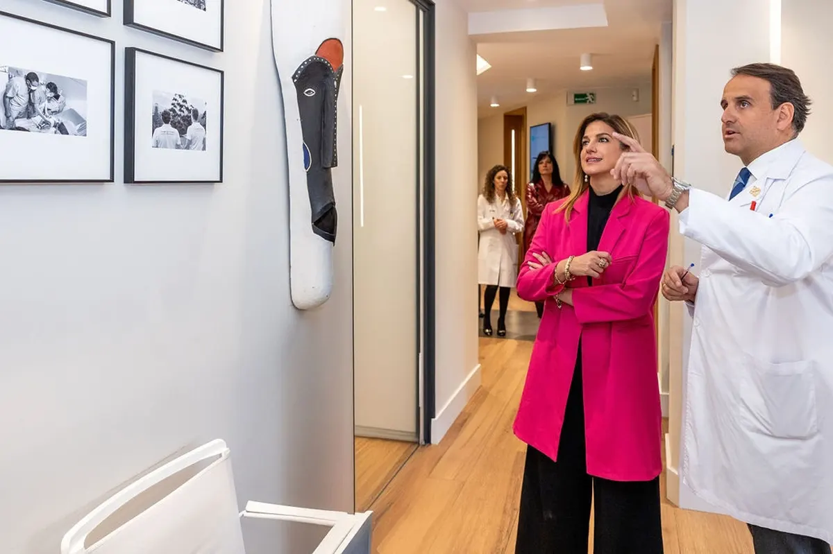 Elena Mantilla visita Lyx Urología