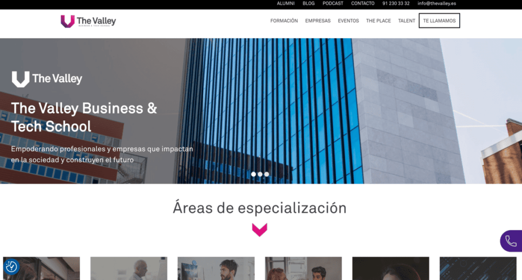 Formación para empresas the valley